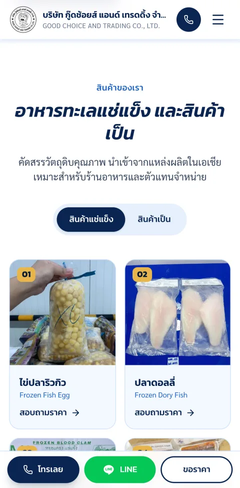 แคตตาล็อกสินค้าบนมือถือ